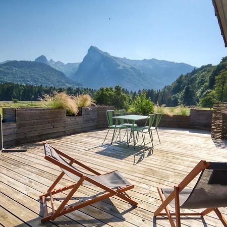 Duplex 2 Chambres Avec Grande Terrasse, Animaux Acceptes, A Samoens - Fr-1-642-77 エクステリア 写真