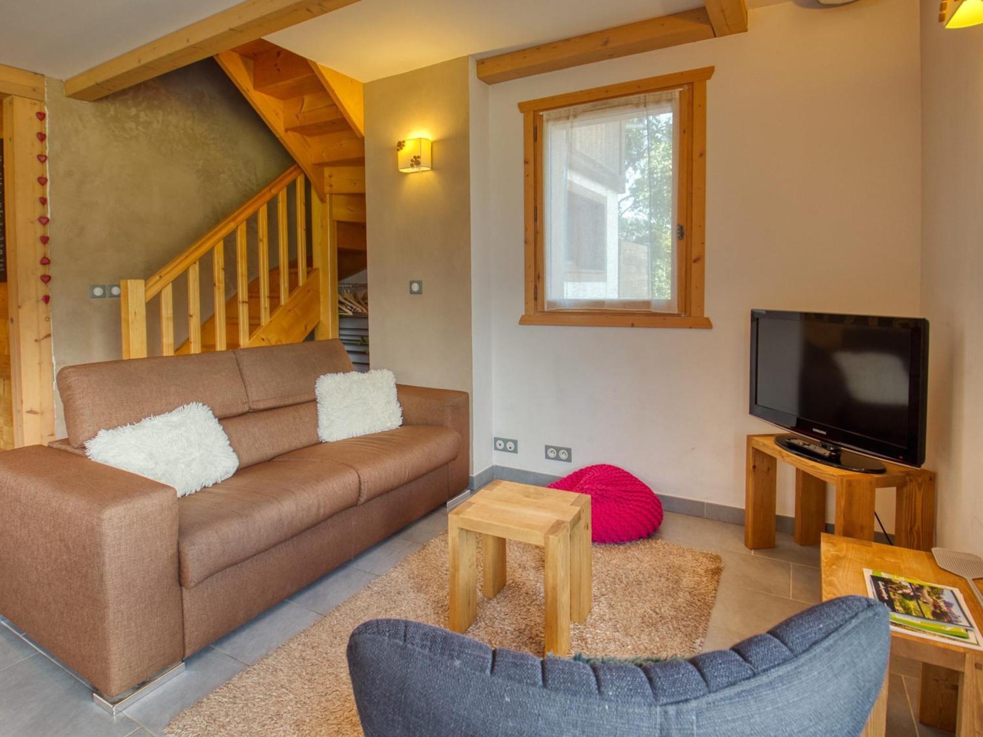 Duplex 2 Chambres Avec Grande Terrasse, Animaux Acceptes, A Samoens - Fr-1-642-77 エクステリア 写真