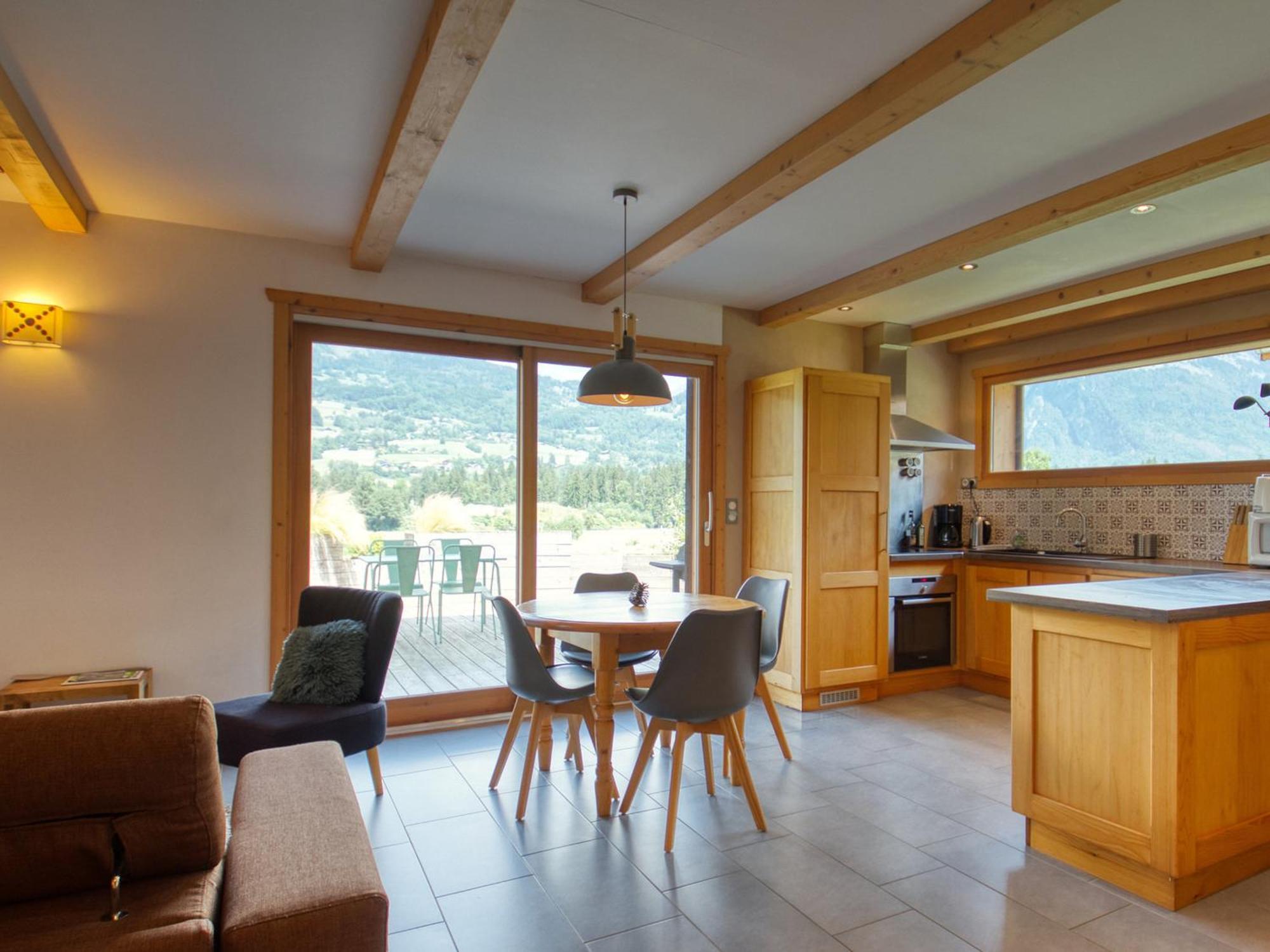 Duplex 2 Chambres Avec Grande Terrasse, Animaux Acceptes, A Samoens - Fr-1-642-77 エクステリア 写真